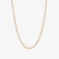 Cultured Pearl Single Strand Necklace with 9ct Gold Clasp