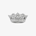 Antique Military Sweetheart Diamond Crown Brooch