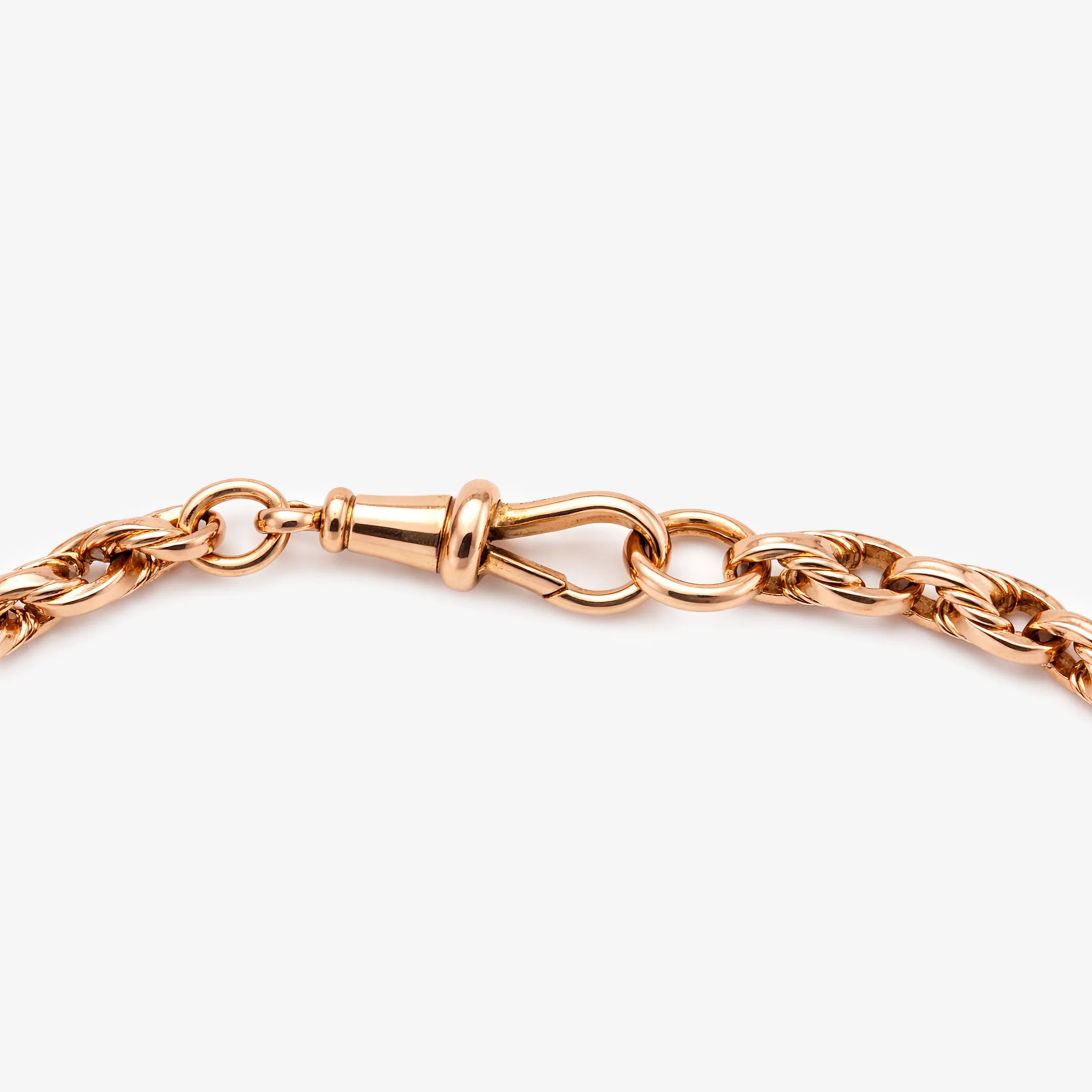 9ct Rose Gold Fancy Link Bracelet