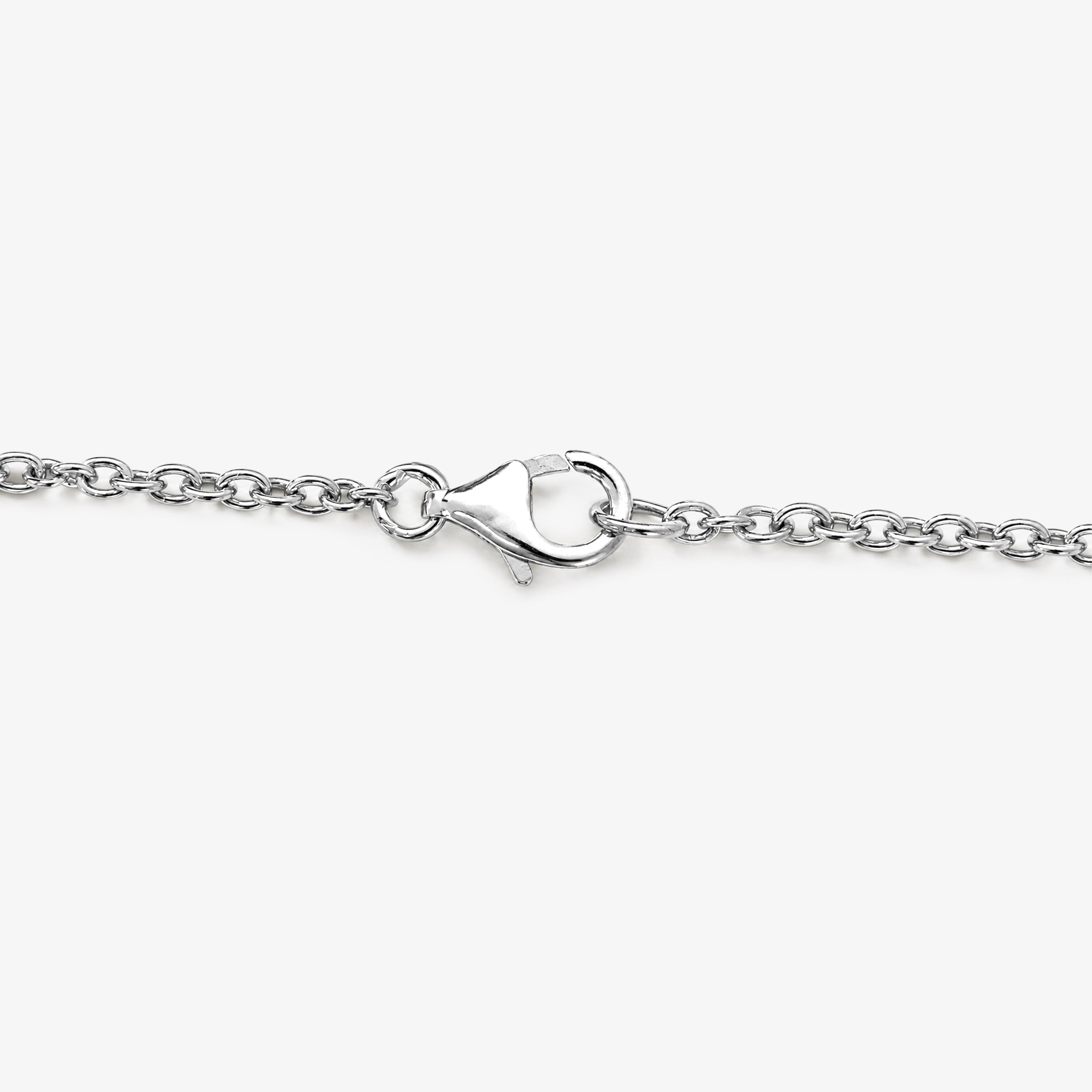 Morganite Silver Cushion Cut Pendant Necklace