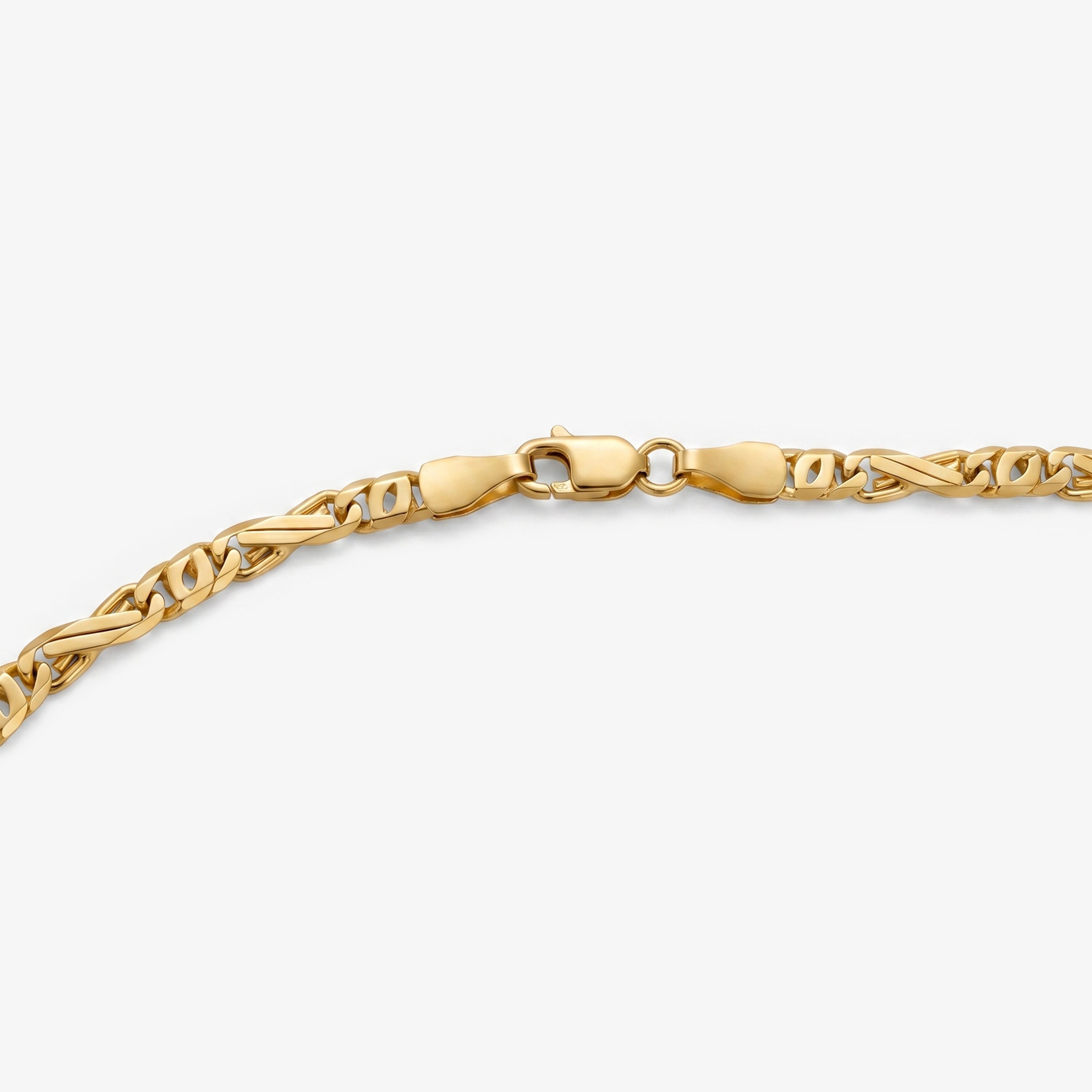 9ct Yellow Gold Fancy Link Bracelet