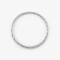 Sterling Silver Twisted Rope Bangle