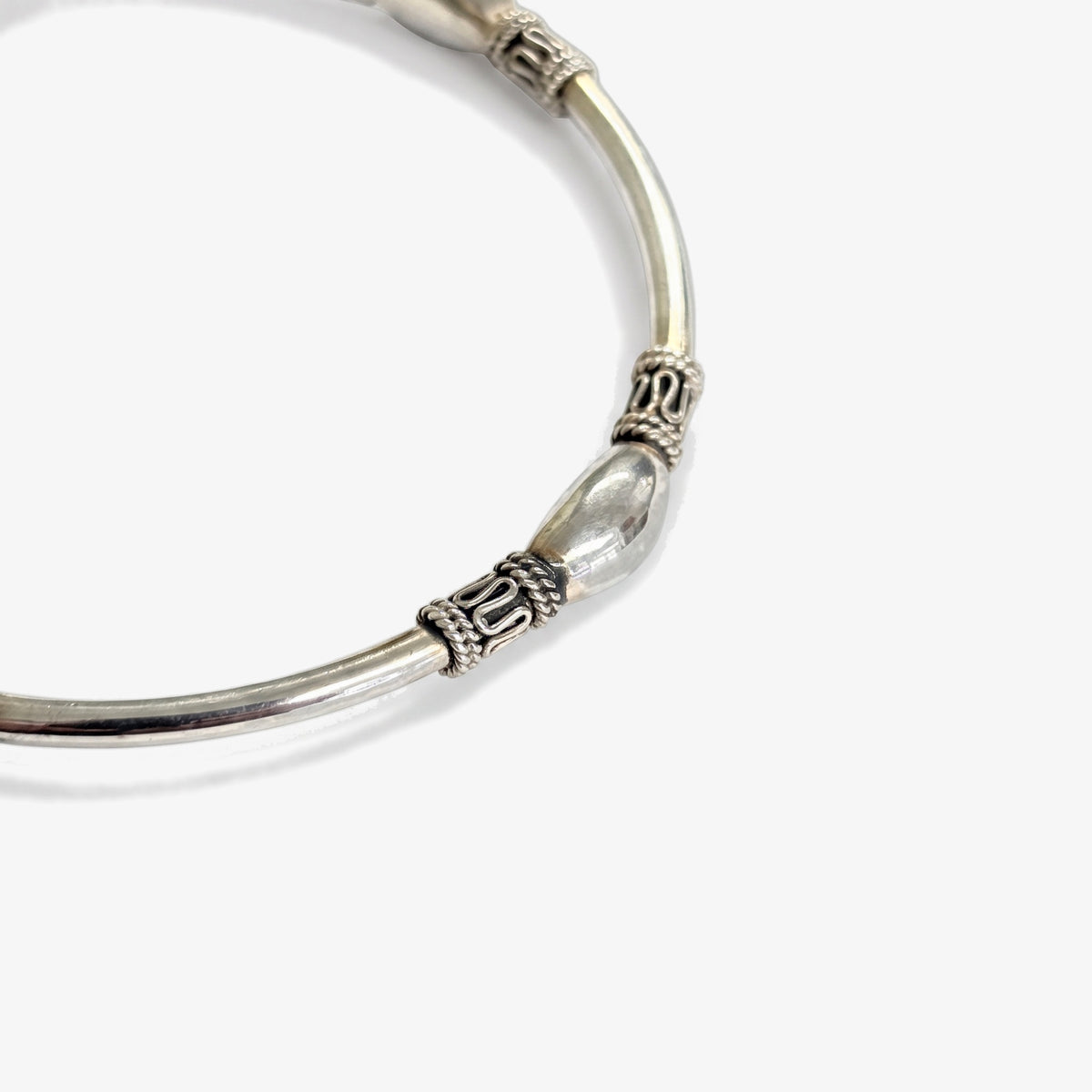 Silver Balinese Bangle