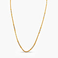 22ct Gold Beaded Chain Necklace - The Jewel House