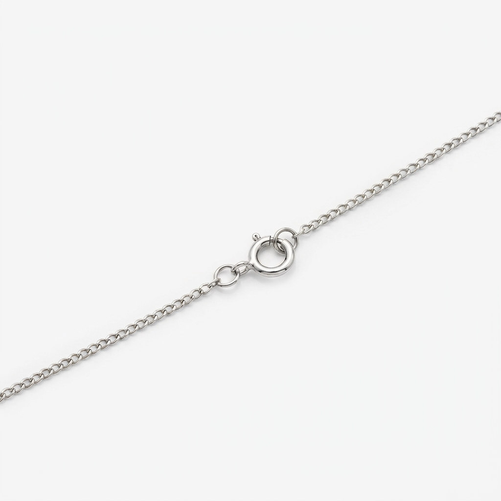 Sterling Silver Amethyst Teardrop Pendant Necklace