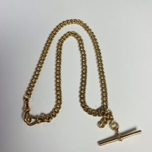 9ct Albert chain with T Bar