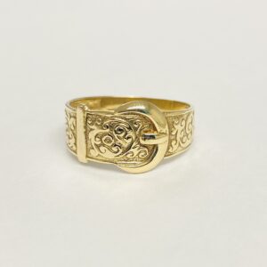 9ct Buckle Ring