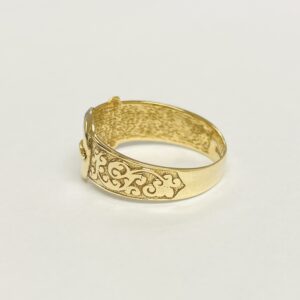 9ct Buckle Ring