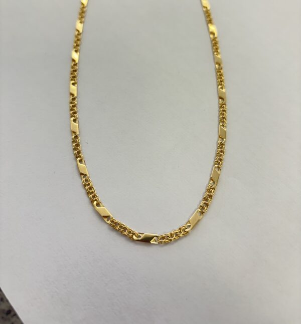 14ct fancy link necklace